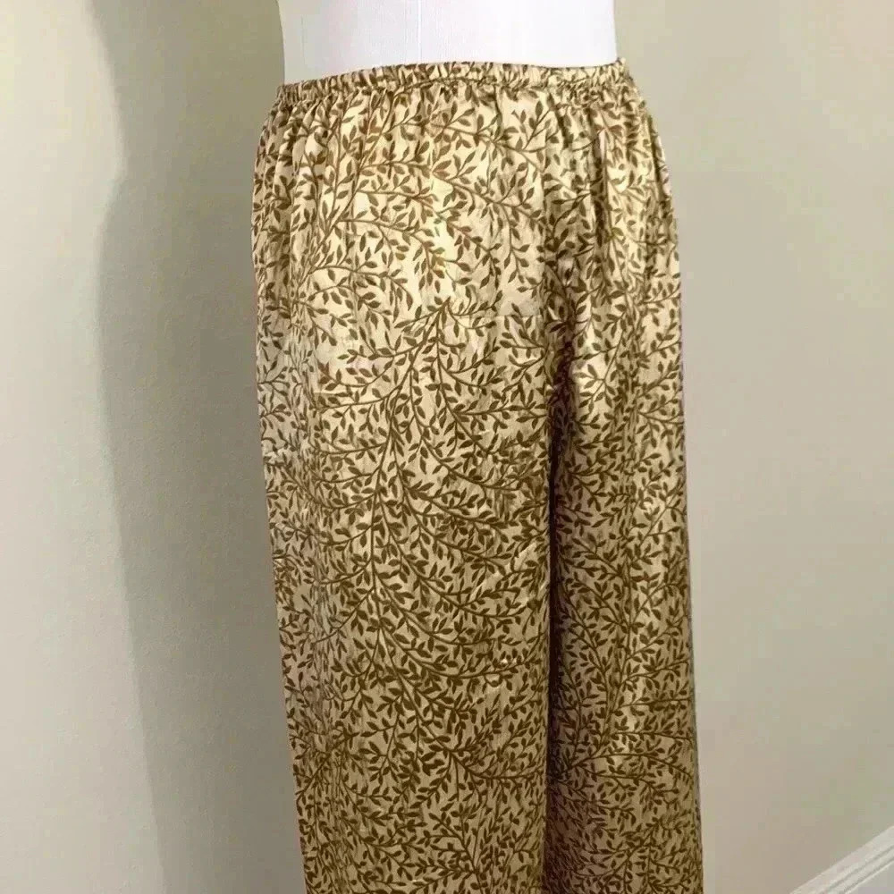Victoria’s Secret gold satin pajama bottoms - Picture 2 of 3